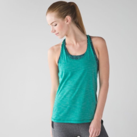 Lululemon Ahtletica Twist and Toil Tank Green 8 - Picture 1 of 9
